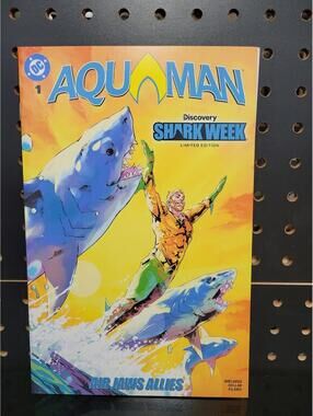 DC Aquaman Air Jaws Allies #1 Shark Week 2025 NM Unstamped